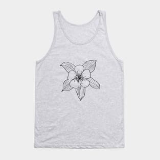 Colorado State Flower : Rocky Mountain Columbine Tank Top